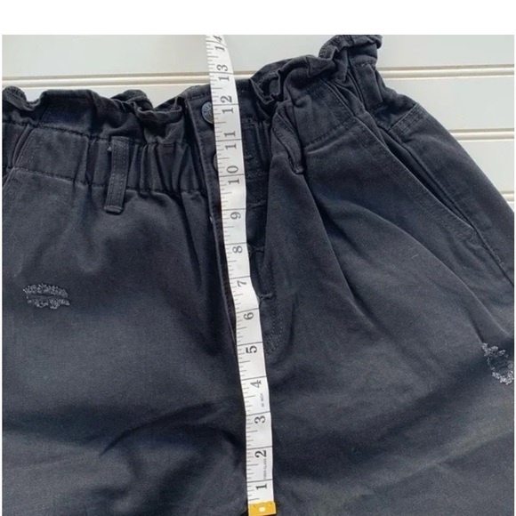 SHEIN Black High Rise paperbag Jeans size M - Picture 9 of 11